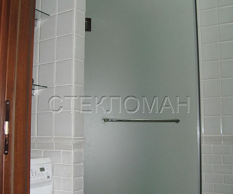 Стеклянная дверь в душ